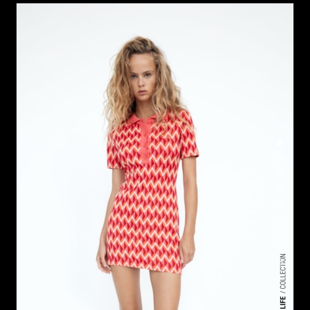 Zara Jacquard Dress.